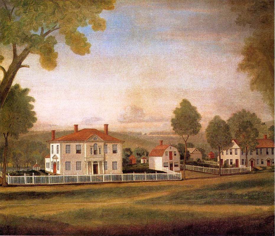 Houses Fronting New Milford Green